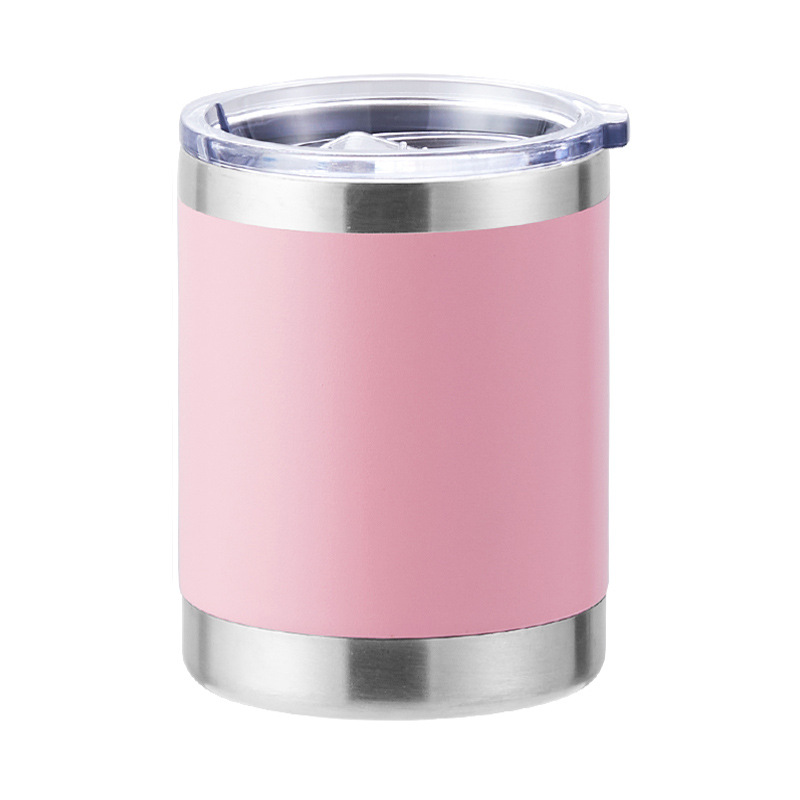 12oz Muti Colors Powder Coated Stainless Steel Tumbler Mug Cup For Laser Engrave-CNLCA