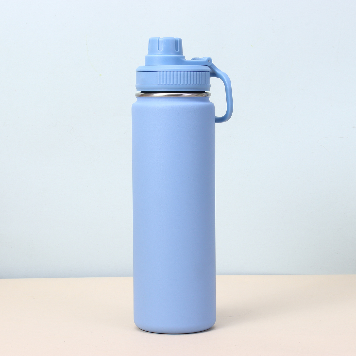 24oz Powder Coated Stainless Steel Vacuum Flask Tumbler Water Bottle For Laser Engraving-CNLCA