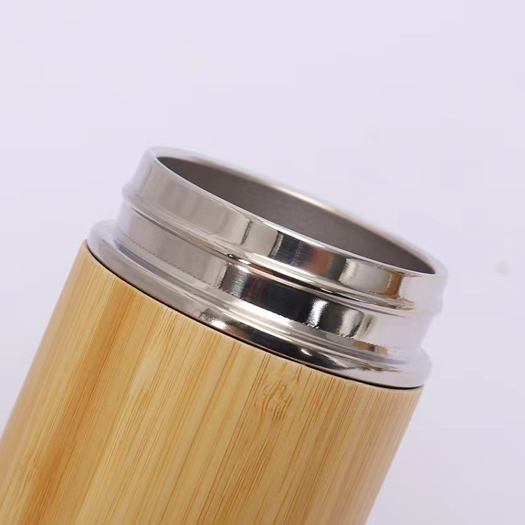 350ml 450ml 500ml Bamboo Water Bottle for Laser Engraving-CNLCA