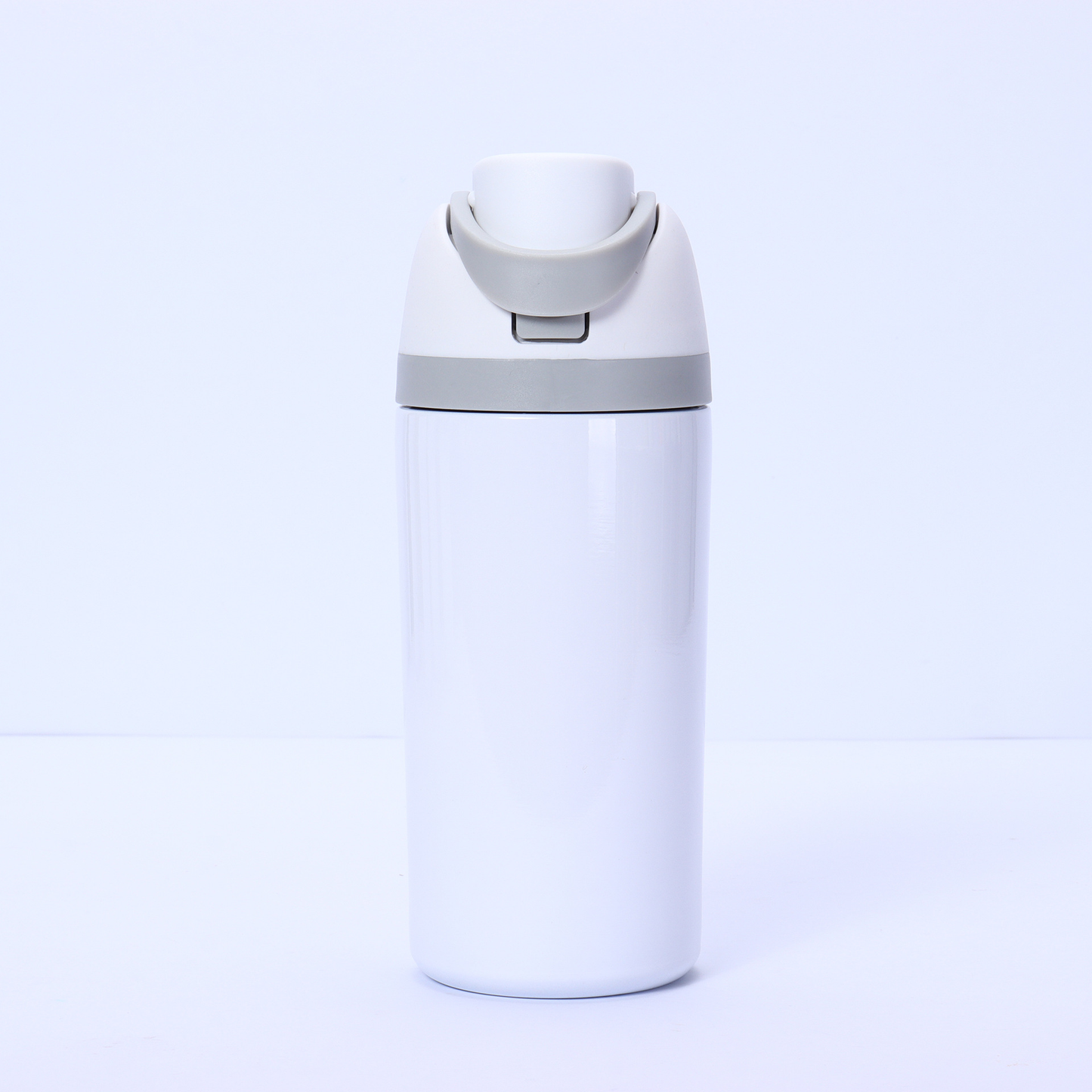 16oz/19oz/24oz/32oz Flip Straw Lid White Sublimation Stainless Steel Sports Owala Style Water Bottle-CNLCA