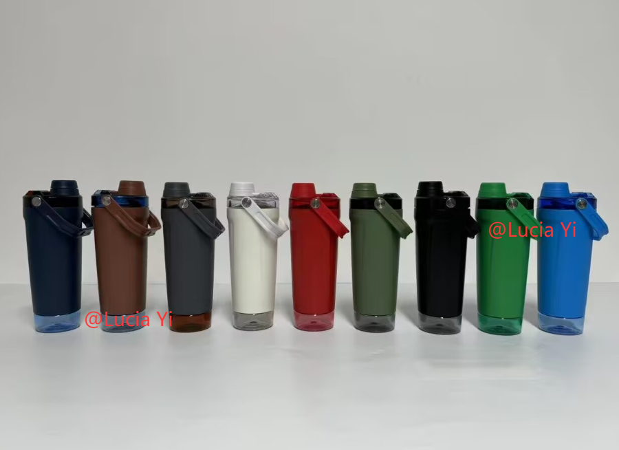 30Pack 17oz 500ml Powder Coated Double Wall Stainless Steel Portable Shake Cup Protein Fitness Insulated Stanley Style Tumbler Water Bottle for Laser Engrave-CNLCA