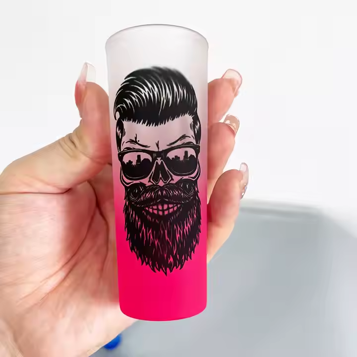 2.5oz Blank Sublimation Ombre Shot Glasses Mini Shot Glass Can-CNLCA