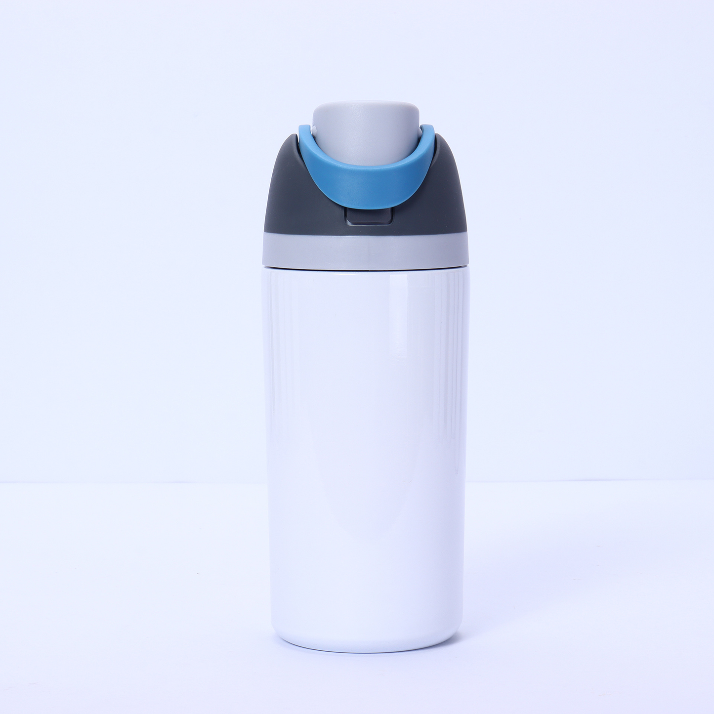 16oz/19oz/24oz/32oz Flip Straw Lid White Sublimation Stainless Steel Sports Owala Style Water Bottle-CNLCA