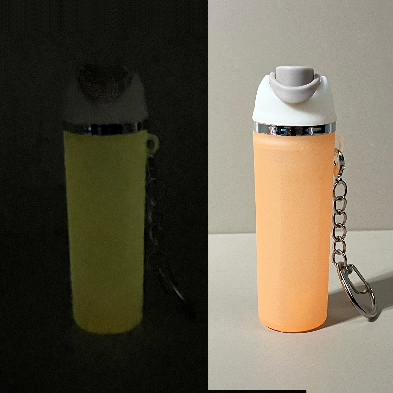 Owala Style Tumbler Shaped Glow In The Dark Keychain Tumbler Accessories Keyring-CNLCA