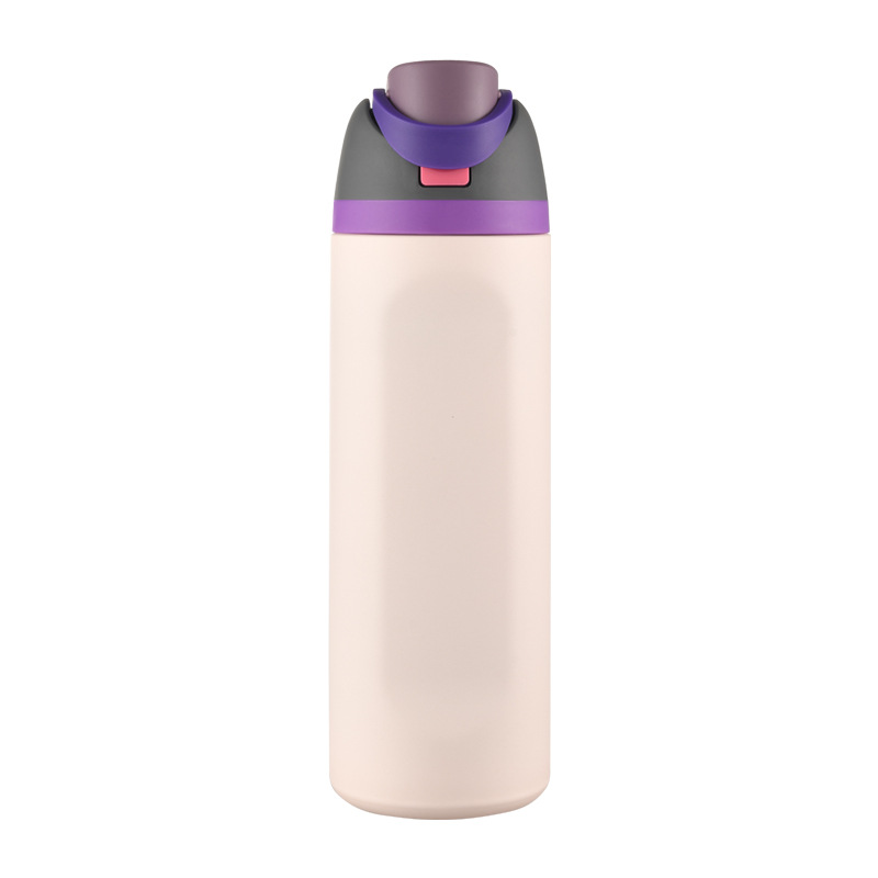 Pick Colors 24oz Owala Style Flip Straw Lid Insulated Stainless Steel Sports Water Bottle for Laser Engrave-CNLCA