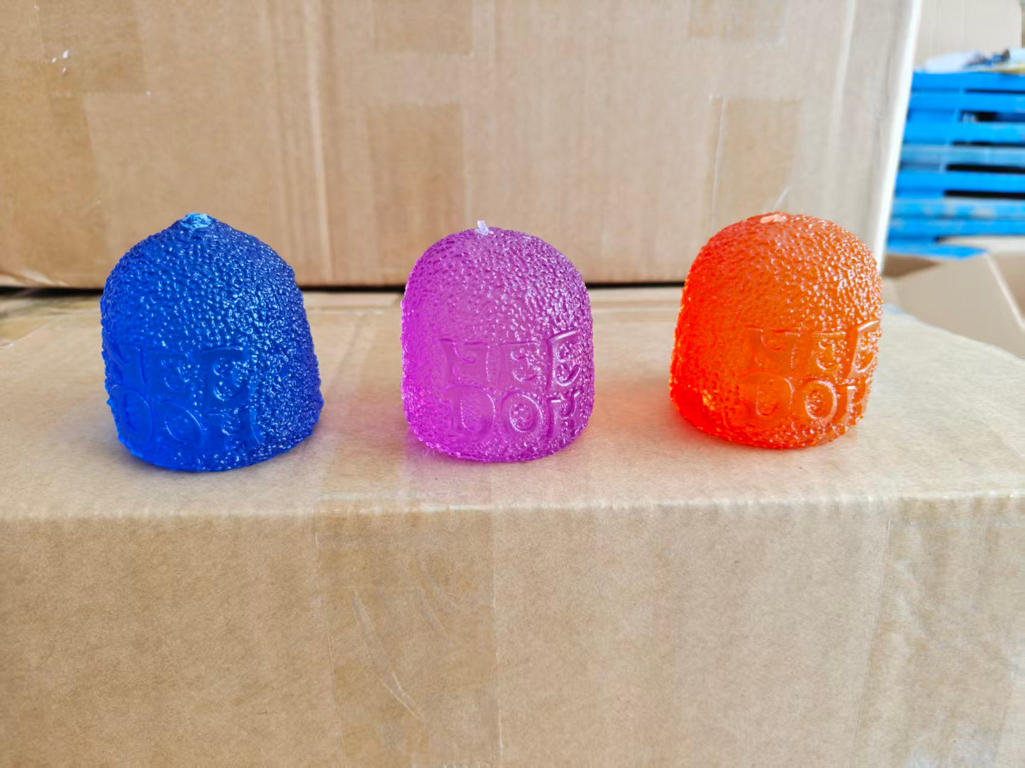 72Pack Needoh Style Iced Gumdrop Squishy Iced Candy Stress-Relief Fidget Toy-CNLCA