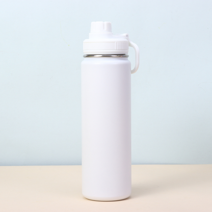 24oz Powder Coated Stainless Steel Vacuum Flask Tumbler Water Bottle For Laser Engraving-CNLCA