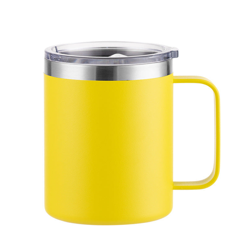 12oz/14oz/16oz Double Wall Powder Coated Stainless Steel Mug With Handle -CNLCA