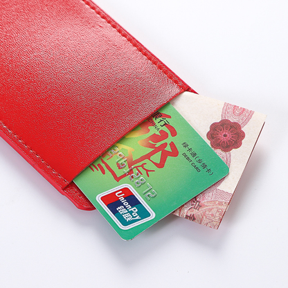 PU Imitation Leather Work ID Card Holder Company Name ID Card Case Student Card Holder-CNLCA