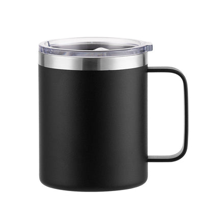 12oz/14oz/16oz Double Wall Powder Coated Stainless Steel Mug With Handle -CNLCA