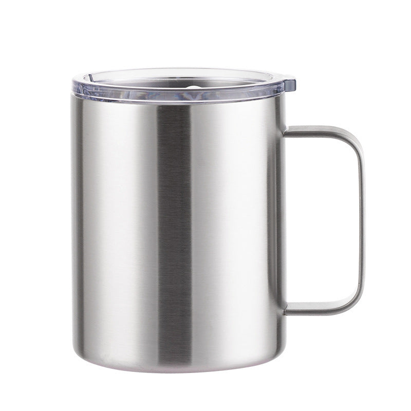 12oz/14oz/16oz Double Wall Powder Coated Stainless Steel Mug With Handle -CNLCA