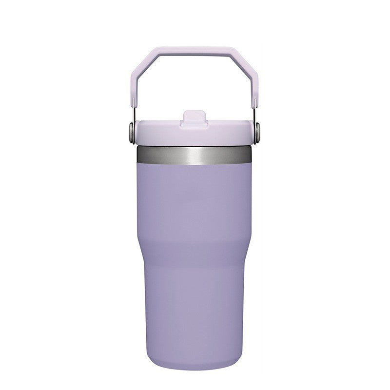 20oz Powder Coated Kids Flip Staw Tumbler Water Bottle-CNLCA