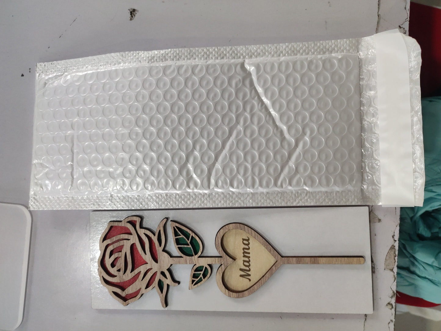 Wood Mama Rose For Mother's Day-CNLCA