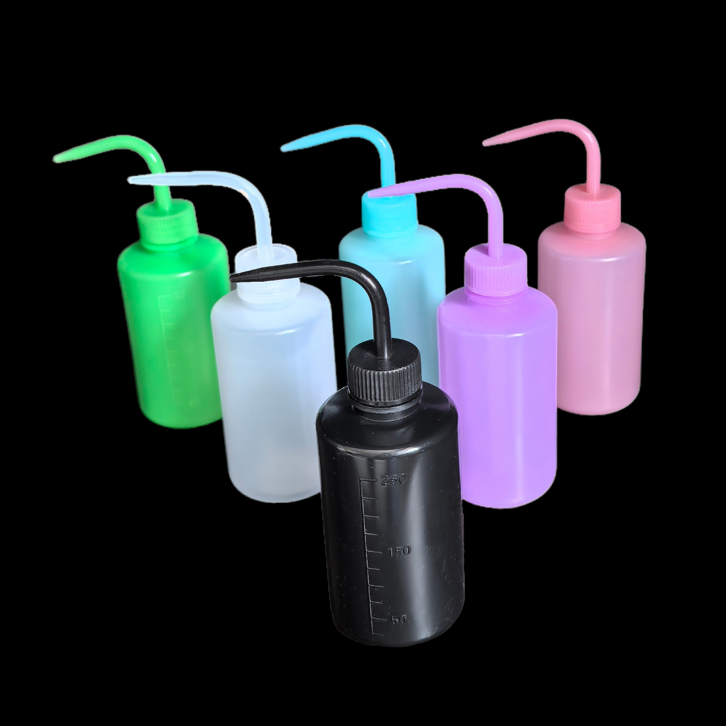 Plastic Wash Bottle Elbow Rinsing Bottles Plant Watering Pot Squeezing Bottle Eyelash Cleaning Wash bottle-CNLCA