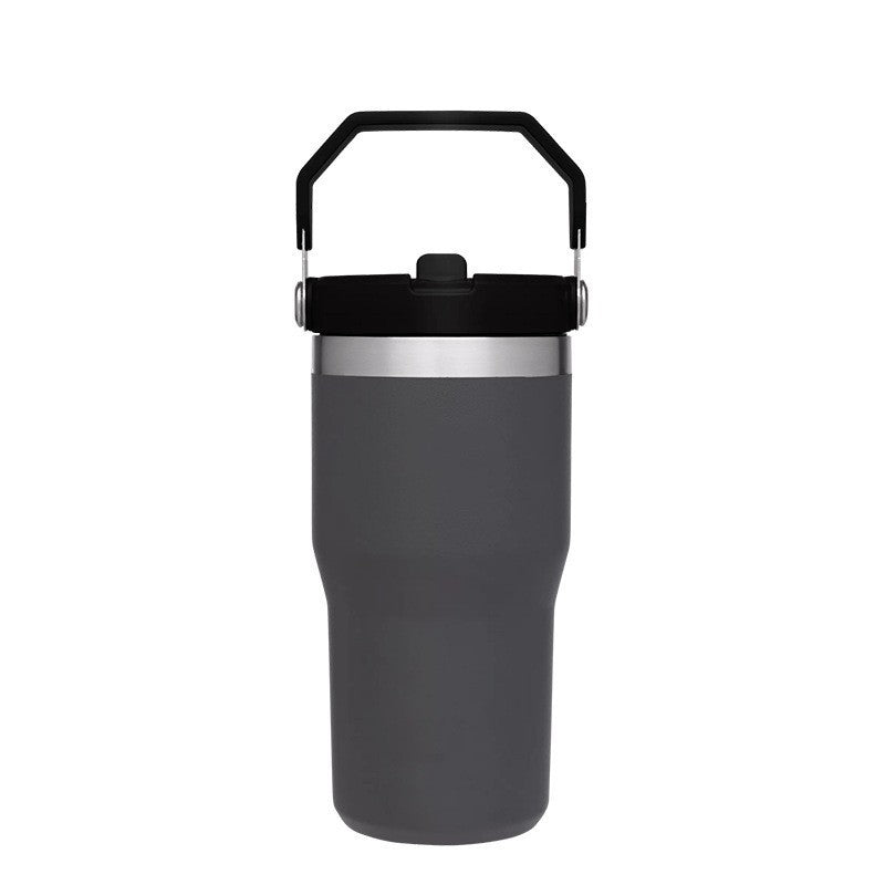 20oz Powder Coated Kids Flip Staw Tumbler Water Bottle-CNLCA