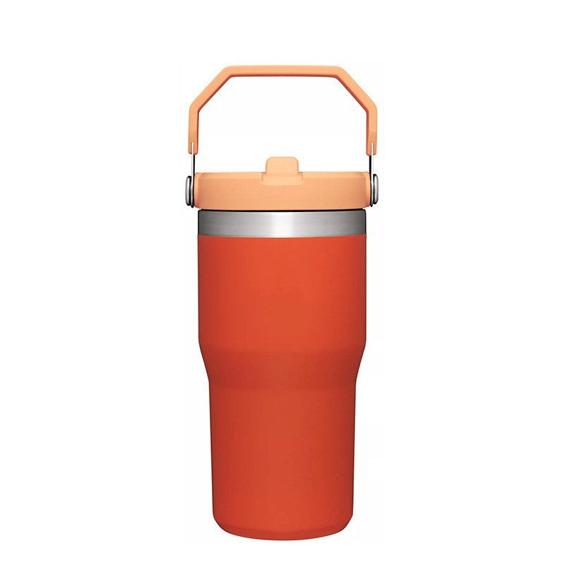 20oz Powder Coated Kids Flip Staw Tumbler Water Bottle-CNLCA