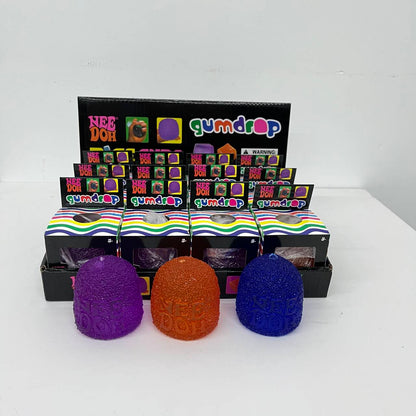 72Pack Needoh Style Iced Gumdrop Squishy Iced Candy Stress-Relief Fidget Toy-CNLCA