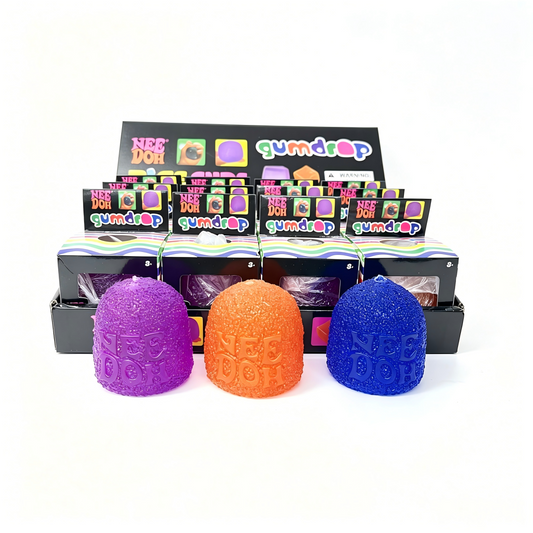 72Pack Needoh Style Iced Gumdrop Squishy Iced Candy Stress-Relief Fidget Toy-CNLCA