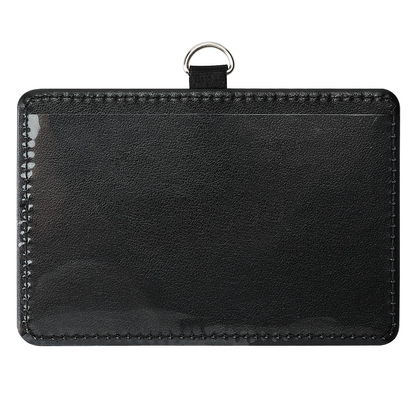 PU Leather Blank Sublimation Work ID Card Holder Student Card Case Luggage Tag-CNLCA