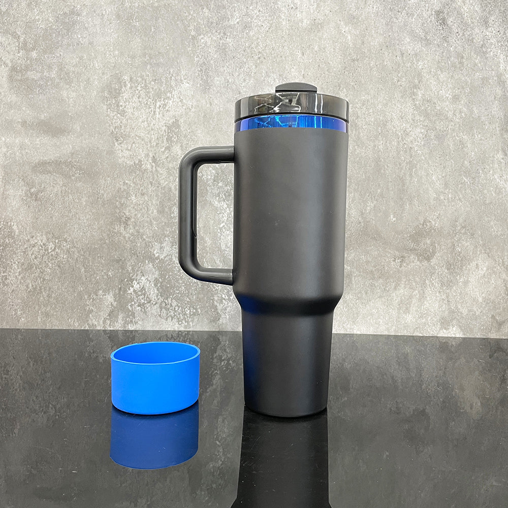 4Pack/8Pack/12Pack 40oz Blue Plated Underneath Powder Coated H2.0 Quencher Tumblers For Laser Engraving-CNLCA