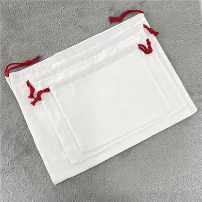 White Color Blank Sublimation Christmas Gift Santa Bags 19.6*28Inch 50pcs_USLCA