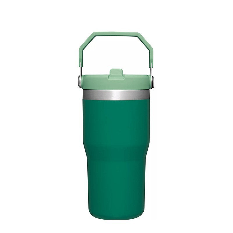 20oz Powder Coated Kids Flip Staw Tumbler Water Bottle-CNLCA