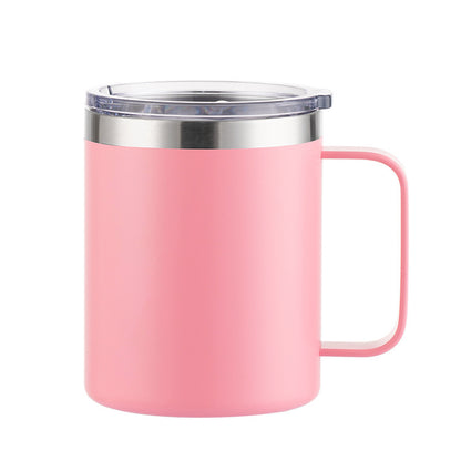 12oz/14oz/16oz Double Wall Powder Coated Stainless Steel Mug With Handle -CNLCA