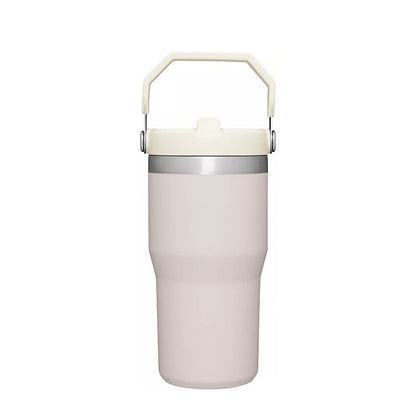 20oz Powder Coated Kids Flip Straw Tumbler Water Bottle-CNLCA