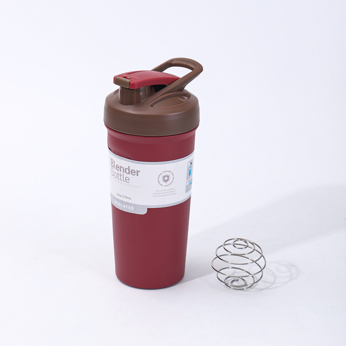 24oz Stainless Steel Portable Coffee Cup Outdoor Camping Milkshake Shaker Tumbler Stanley Style Blender Bottle for Laser Engrave-CNLCA