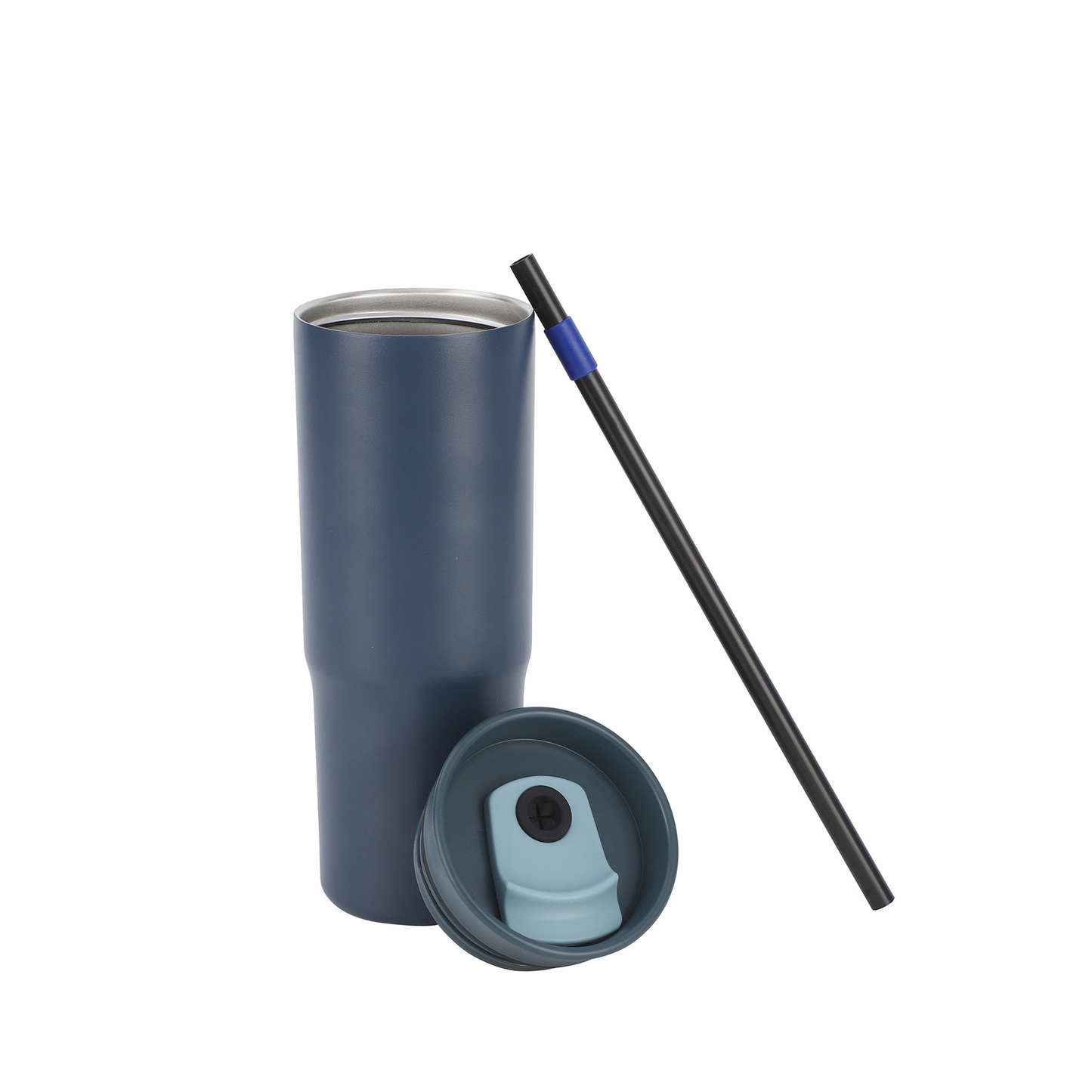 24oz Owala Style Double Wall Stainless Steel Straw Tumbler Fruit Cup for Laser Engrave-CNLCA