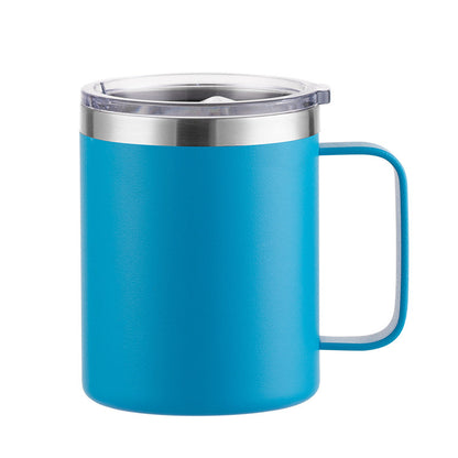 12oz/14oz/16oz Double Wall Powder Coated Stainless Steel Mug With Handle -CNLCA