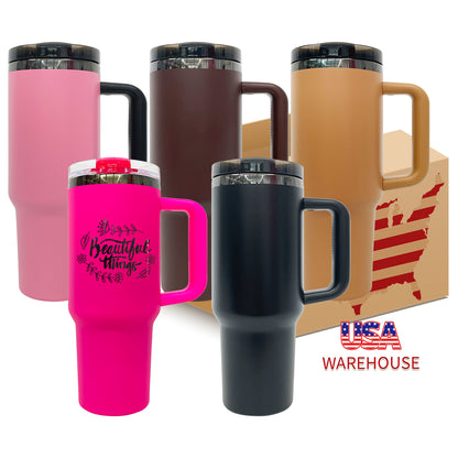 40oz Protour Black/Copper Plated Underneath Flip Straw Tumbler-CNLCA