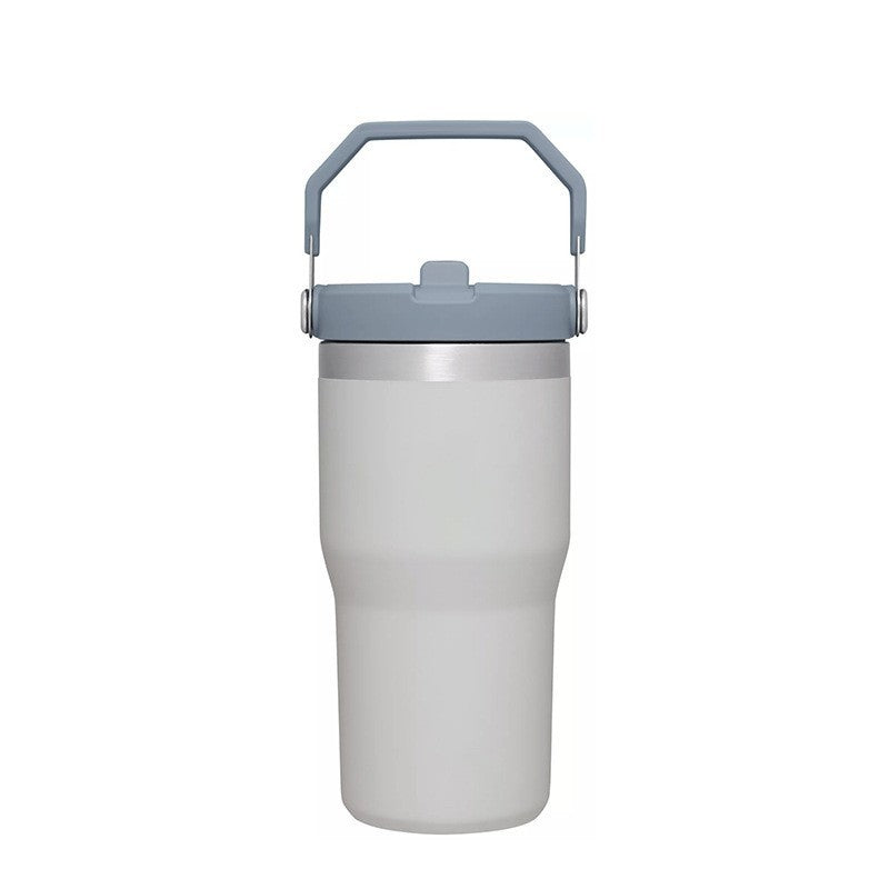 20oz Powder Coated Kids Flip Staw Tumbler Water Bottle-CNLCA