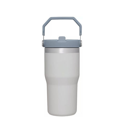 20oz Powder Coated Kids Flip Straw Tumbler Water Bottle-CNLCA