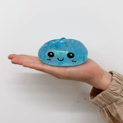 8.5cm Realistic Maltose Sugar Steamed Bun Glitter Dumpling Squishiy Slow Rising Stress Relief Fidget Toy-CNLCA