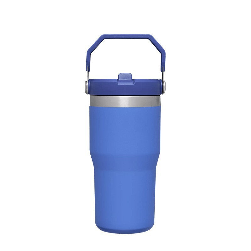 20oz Powder Coated Kids Flip Staw Tumbler Water Bottle-CNLCA