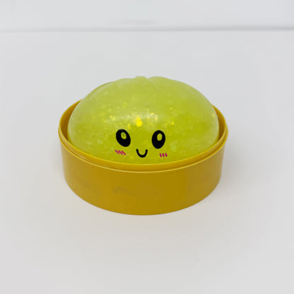 8.5cm 6 Colors Realistic Pectin Steamed Bun Glitter Dumpling Squishy Toys Stress Relief Fidget Toy-CNLCA