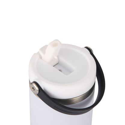 30oz White Blank Sublimation Leak Proof Flip Straw Tumbler-CNLCA