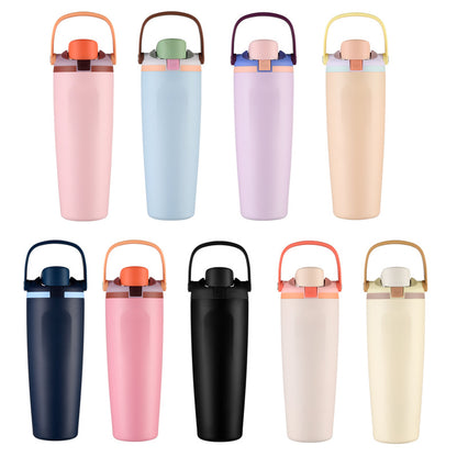 30oz Owala Style Portable Bungee Cup Sport Tumbler with Locking Lid For Laser Engrave-CNLCA