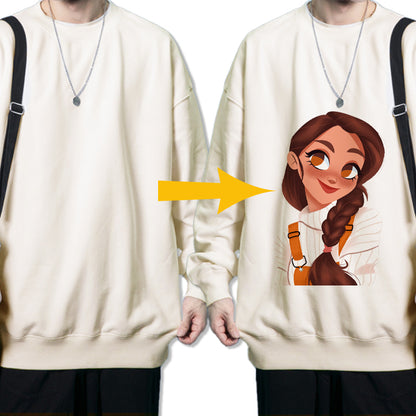 USA Warehouse HOODIES White Blank Sublimation Blanks Men Women Round Neck Sweatshirt Mix Sizes-CNLCA