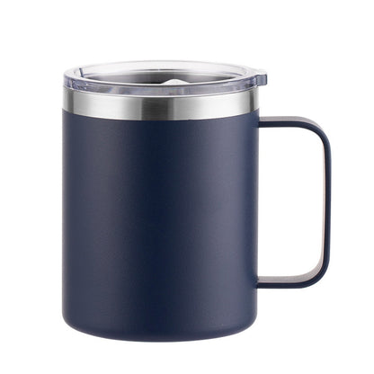 12oz/14oz/16oz Double Wall Powder Coated Stainless Steel Mug With Handle -CNLCA