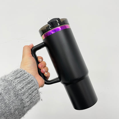 30oz Purple Plated Underneath Powder Coated Quencher Tumblers For Laser Engrave-CNLCA