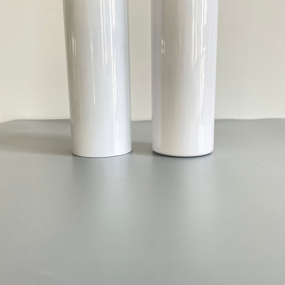 90 Degree 20oz Flat Edge Stainless Steel Vacuum Insulated White Blank Sublimation Straight Tumbler With All Accessories- USLCA