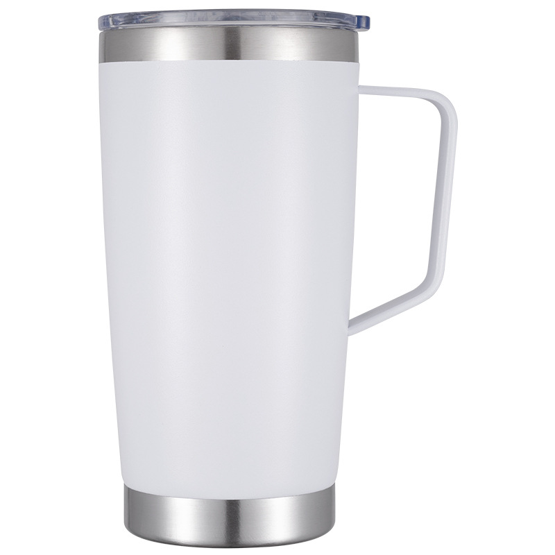 20oz 30oz Powder Coated Tumbler with Handle for Laser Engraving-CNLCA