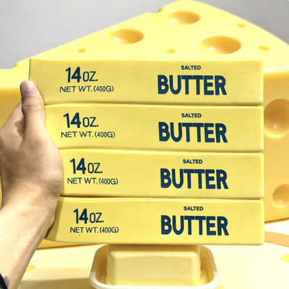 23cm PU Butter Stress Relief Squishy Toy Soft Squeeze Decompression Butter Squishies-CNLCA