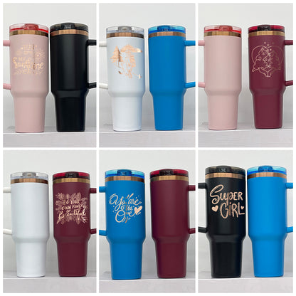 40oz Protour Flip Straw Lids Copper Plated Underneath Flip Straw Tumbler-CNLCA