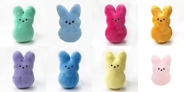 Easter bunny 6'' Plush Peeps Rabbit for Easter-CNLCA