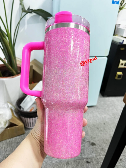 40oz Blank Epoxy Starry Sky Glitter Stainless Steel Tumblers For UV DTF Wraps and Vinyl-CNLCA