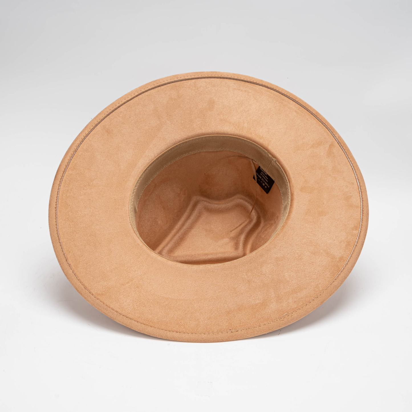 Arrow-shaped Top Broad-Brimmed Bowler Jazz Hat Vegan Leather Fedora Hats with Tassel for Laser-CNLCA