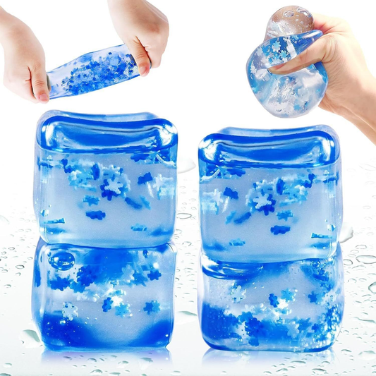 5cm Snowflake Maltose Ice Cube Squishy Slow Rise Fidget Toy Gifts for Anxiety ADHD-CNLCA